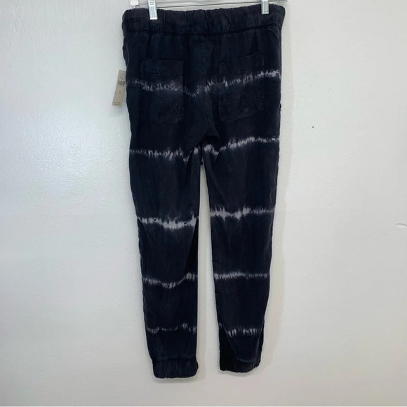 Cloth Stone Anthropolgie Pants Joggers Woman XS Charcoal Chambray Pockets New - Picture 5 of 12